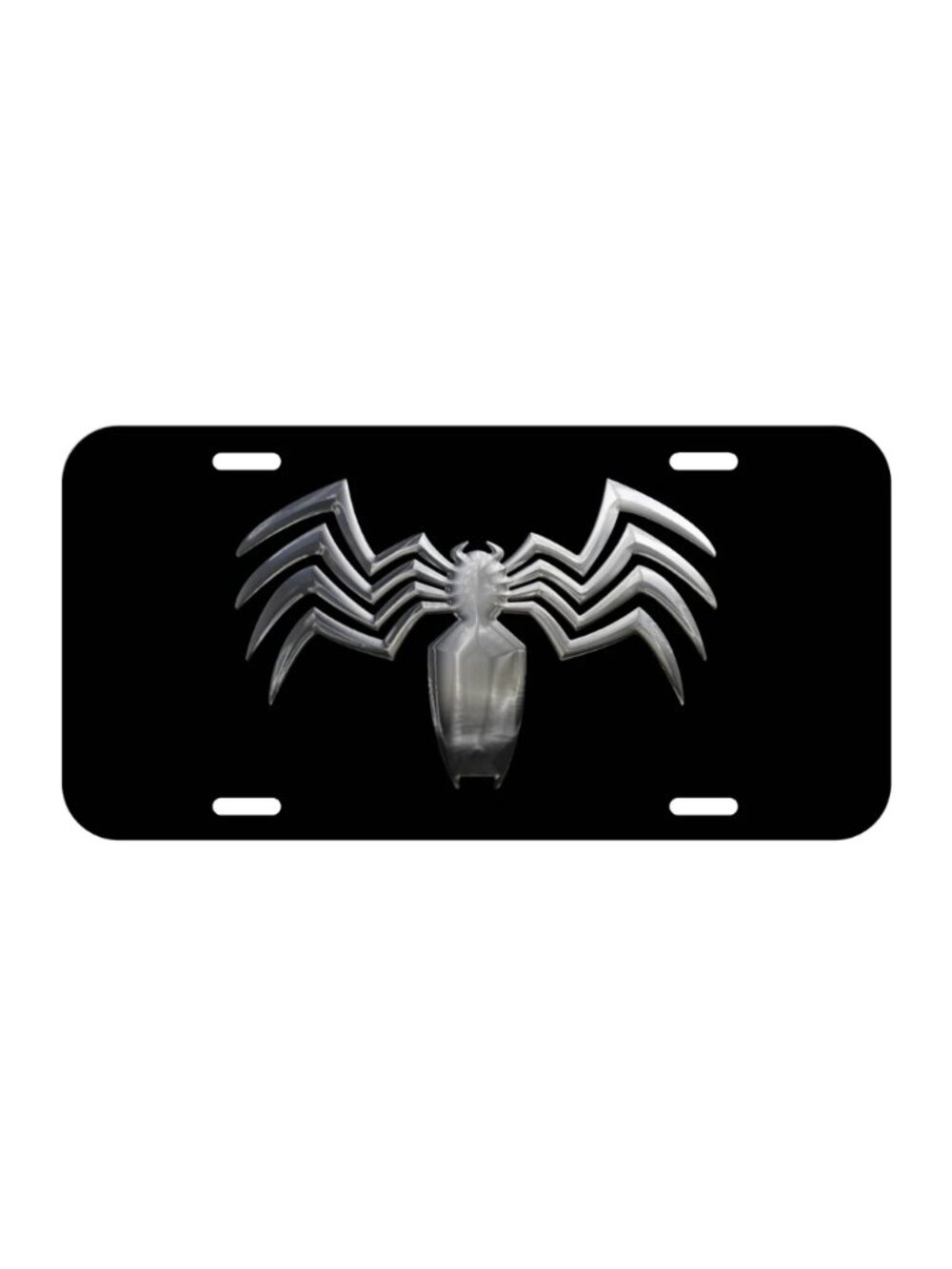 Spiderman Venom Superhero Spider Man License Plate Front Auto Tag Plate